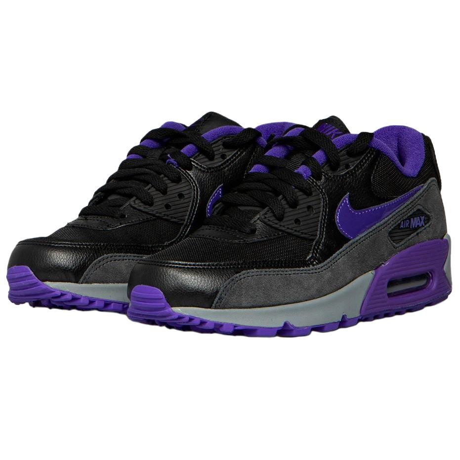Nike Air Max 90 Essential Comfortable Versatile Low-Top Casual Running Shoes Women sneaker Black Purple 616730-010