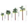 Miniatura Plante Nisip Masa Ghivece Model Craft Micro Peisaj Plastic Bonsai Cocos Palm Tree
