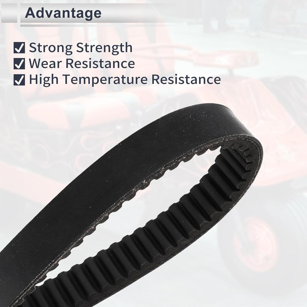 Drive Belt V-Belt Replace 36394-67G/36394-67 for Harley Davidson 2 Cycle Gas Golf Carts 1967-1981