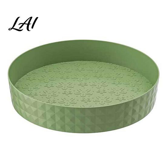 Plastic Spice Organizer 360 Degree Rotating Rack Lazy Susan Turntable Countertop for Cabinet Pantry Seasoning Bottle Holder Kitchen Storage Rack