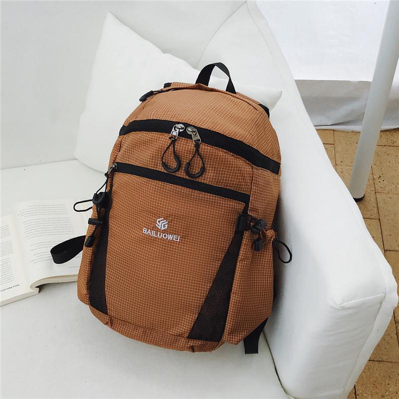 Lightweight Ripstop Outdoor Backpack Multi Pocket Adjustable Strap Casual Daypack for Hiking Travel and Daily Commute