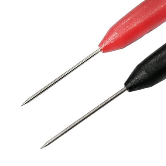 2 Pcs 2mm Extended Needle Test Probes Non-Destructive Insulation Piercing Probe Tips Multimeter Test Probes for Universal Test Leads
