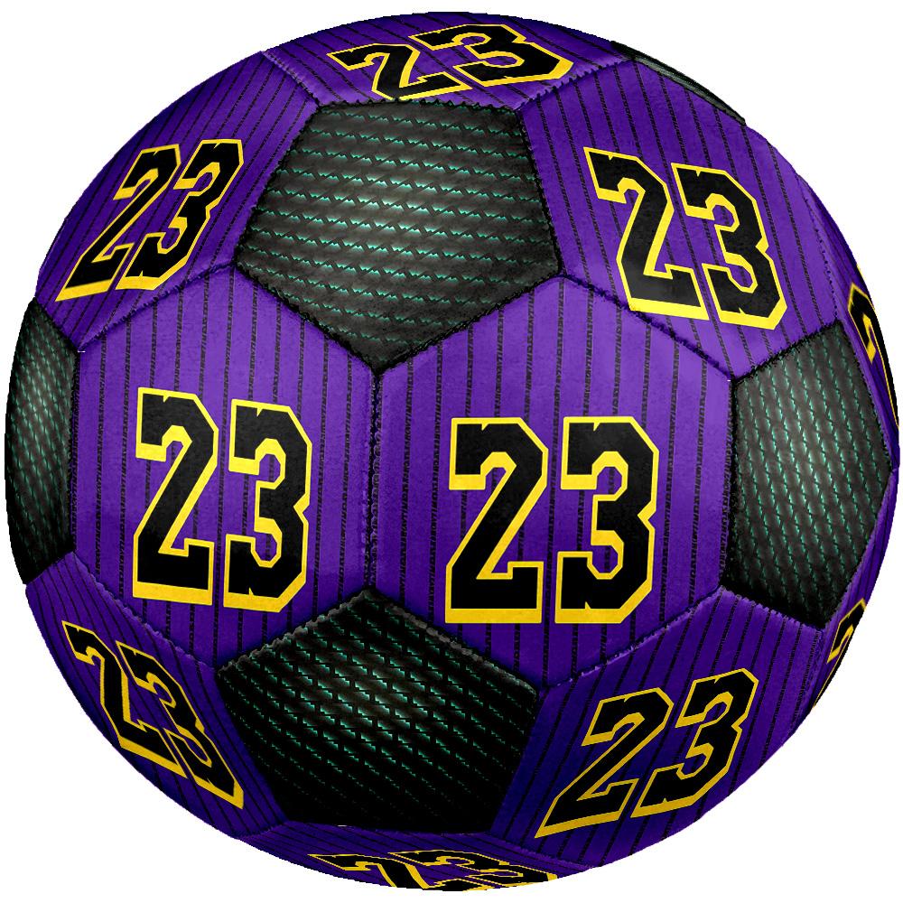 1pc Miami Messi and LeBron James  Football Soccer Ball Size 5 Indoor Soccer Ball Fashion Colorful  Backyard Game -Great For Sports Fans Gift