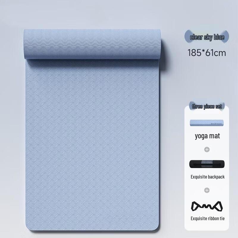 HANDUNYOU TPE Yoga Mat with Alignment Lines