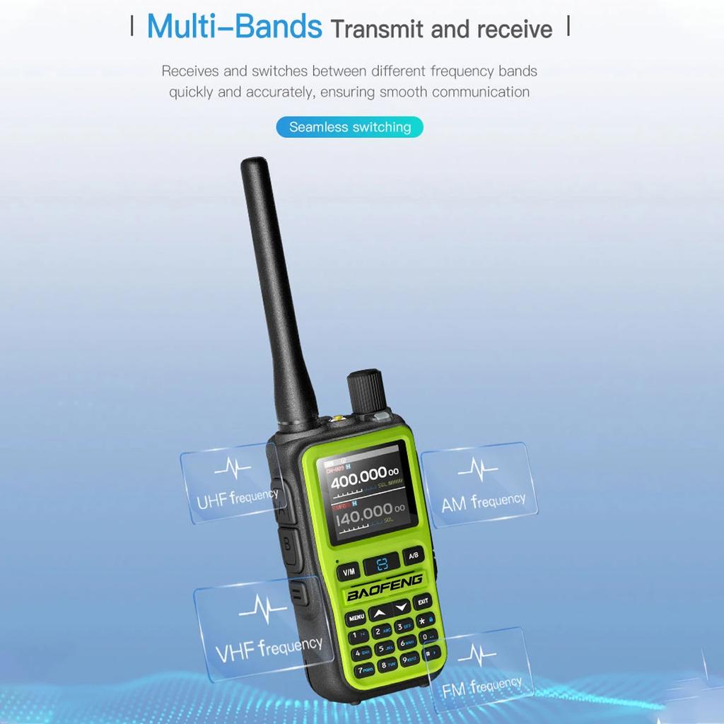 Portable Kids Two Way Radio Baofeng 5R Mini Walkie Talkie Pmr Long Range Rechargable Type-C Charger Vox For Camping Trip