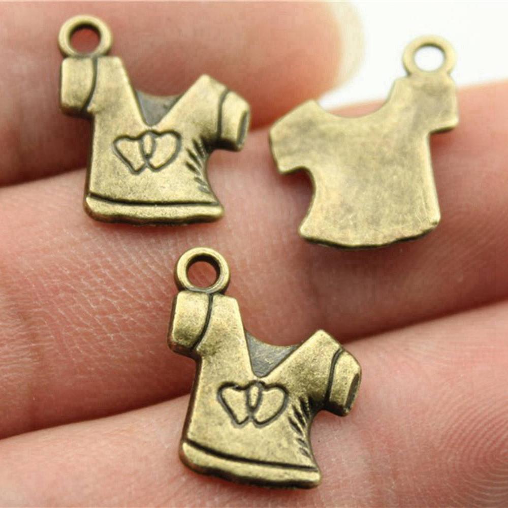 Charms Clothes Hanger Pendants Minimalist Jewelry Components QC031