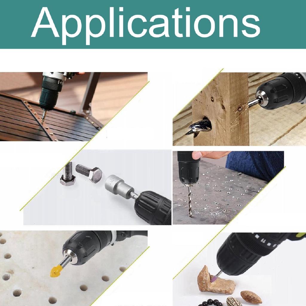 12V LED Cordless Electric Drill Driver Screwdriver