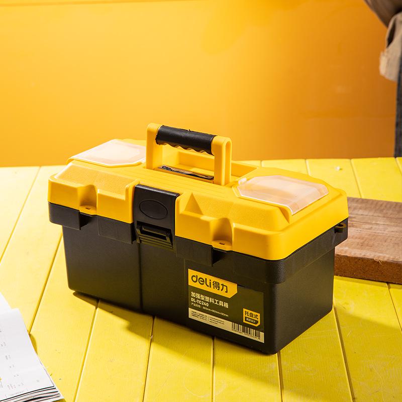 Deli Tools 14" Multi-Functional Tool Box DL-TC240 for Car & Home