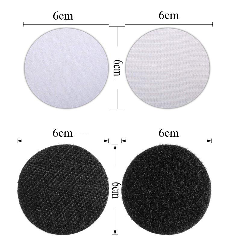 10Pairs Car Carpet Tape Universal Gripper Pad Self Adhesive Car Floor Anti Slip Mat Fastener Tape Fixing Stickers Car Accessory