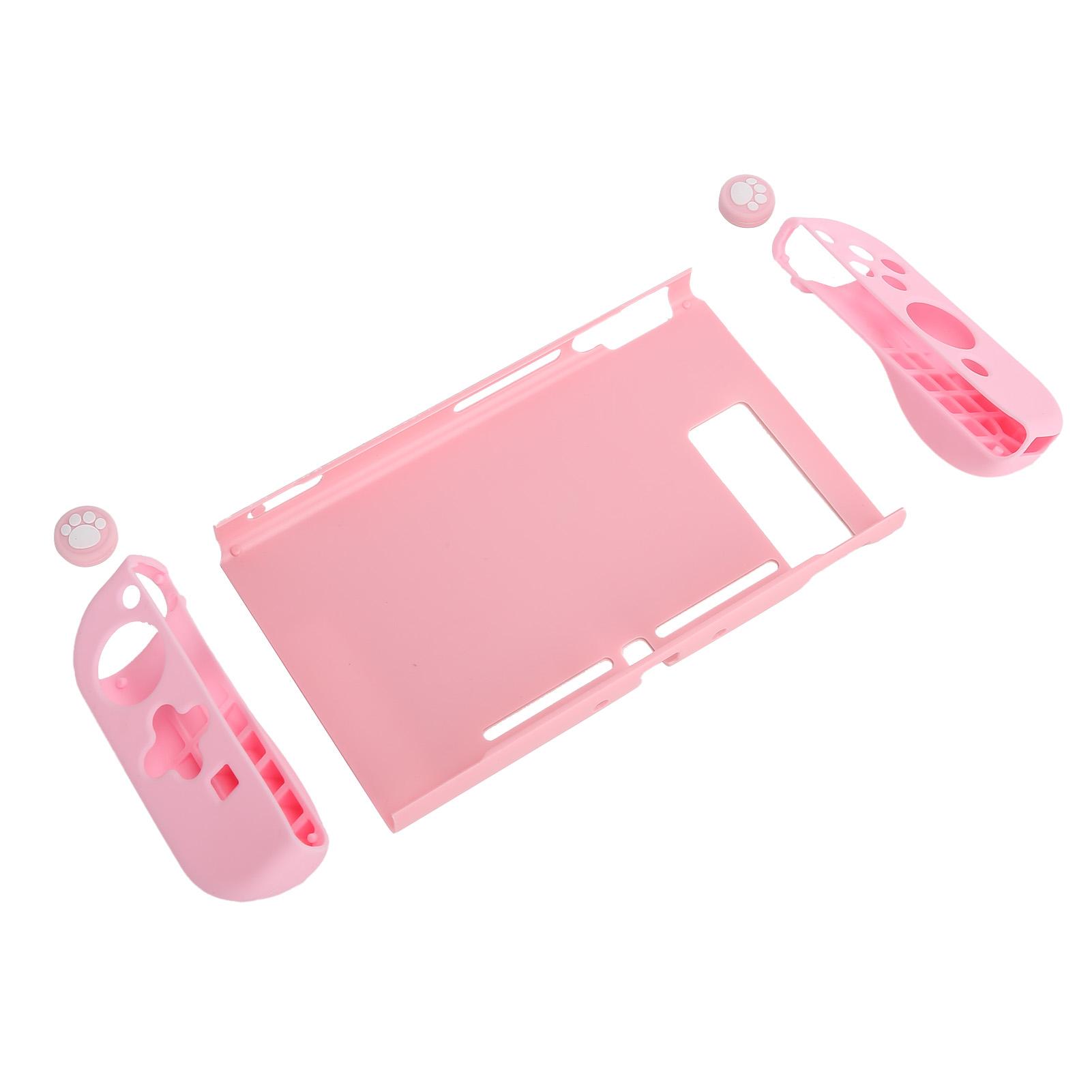 

For Switch PC Shell Split Silicone Game Console Protective Case Button Cover Accessory