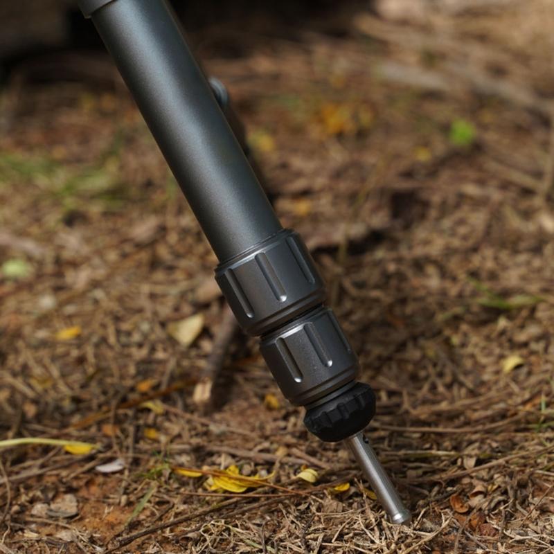 Stainless Steel Tripod Feet Pad With Slip Proof Foot Pad For 3/8Inch Mounting Studs On Tripods And Monopods