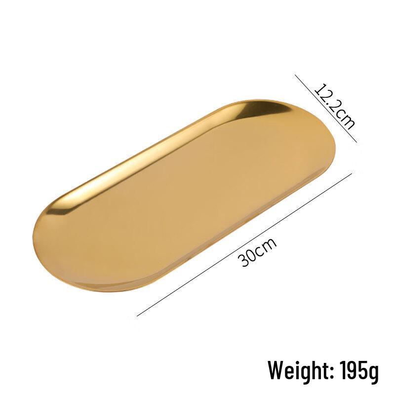 SikaiZhuo Stainless Steel Oval Multi-Purpose Trays - Small 10-Pack