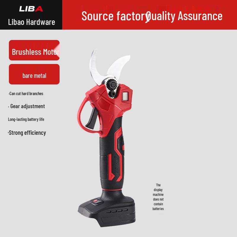 Cordless Electric Pruning Shears with Lithium Battery for Outdoor Garden and Fruit Tree Branches