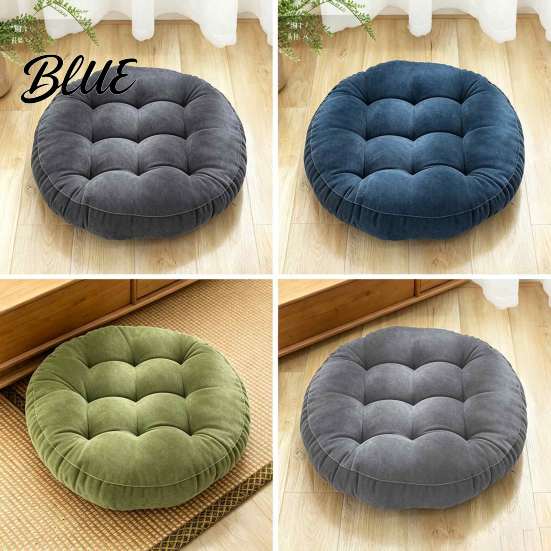 Breathable Meditation Mat Inch Ultra Round Chair Corduroy for Yoga Cushion 16.5 Soft Seat Pad Ergonomic Support Long Sitting