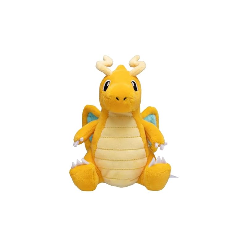 Pokémon Center Original Plush Toy: Pokémon fit Dragonite 14 x 12 x 9 cm (H x W x D)