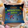 G-Geometry Dash V-Video Pillow Case Pattern Printed Pillowcase For Living Room Sofa Cushion Cover & Bedroom Decor