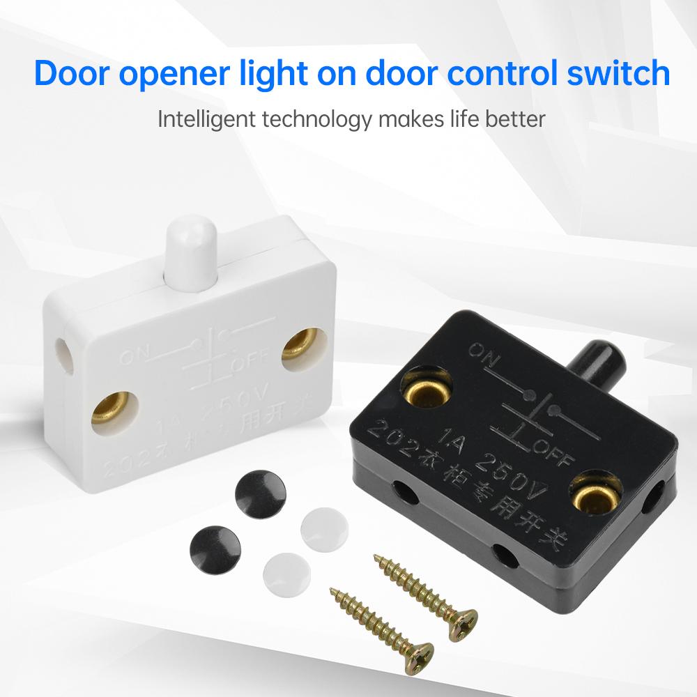 Automatic Reset Switch Closet Cabinet Light Switch Household Cabinet Door Control Switch Wardrobe Light Switch