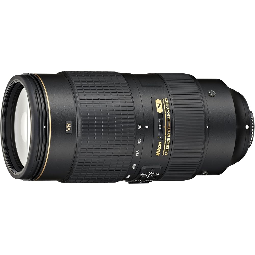 Nikon Telephoto Zoom Lens AF-S NIKKOR 80-400mm F/4.5-5.6g ED VR Full Size Compatible