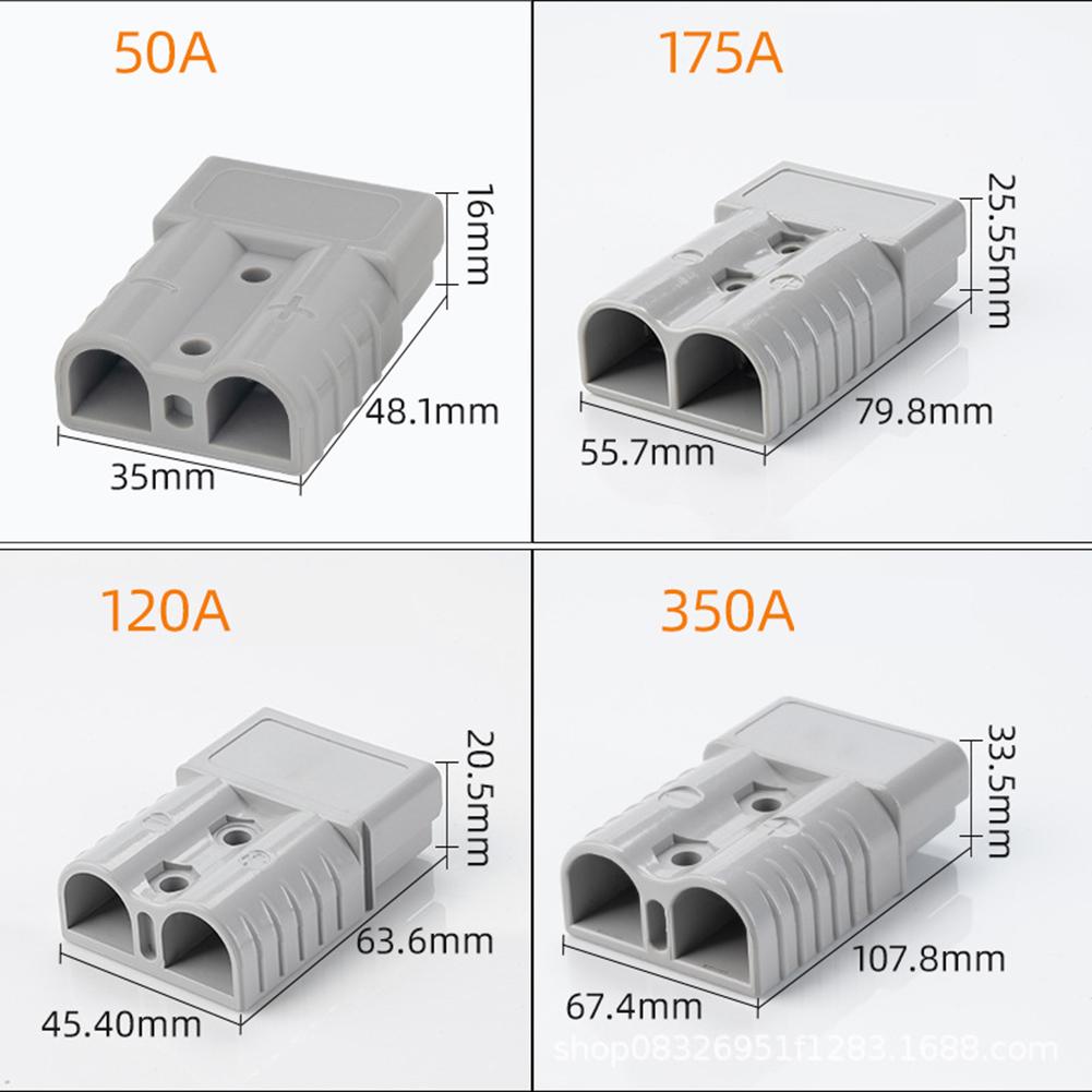 Current Connectors 48x37mmx16mm 600V Battery Power Connector