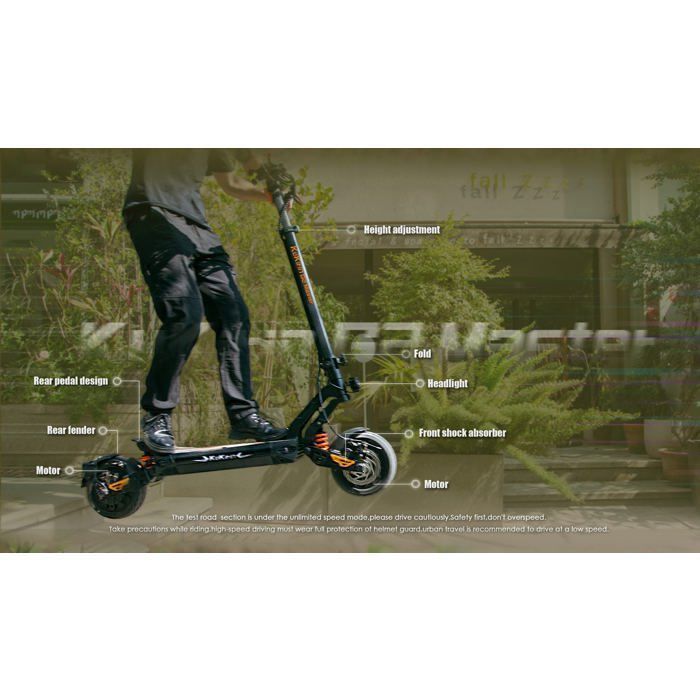 Kukirin G2Master - Electric Scooter - 52 V - 20.8 Ah - Foldable All-Terrain Electric Scooter