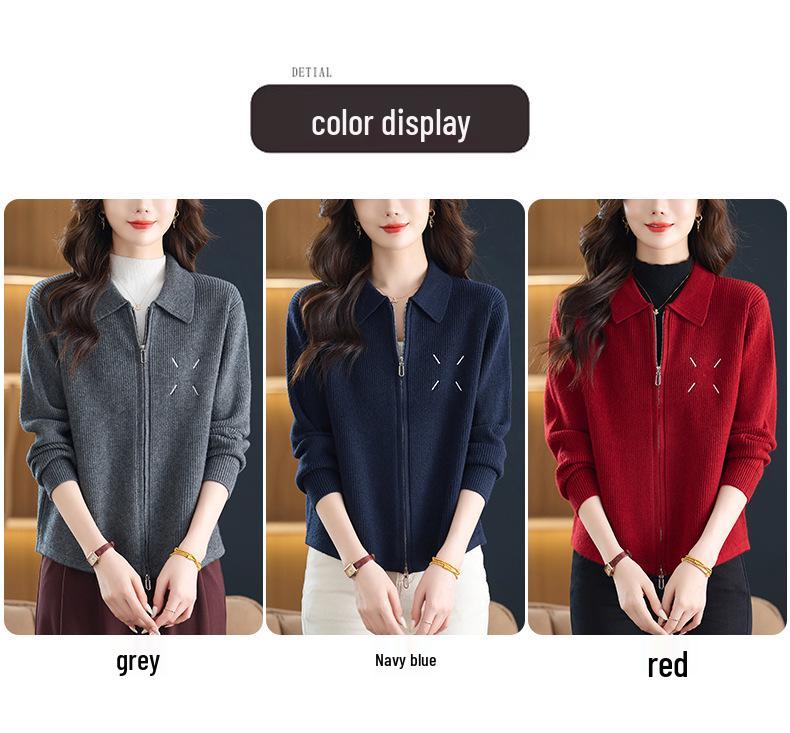 Women's Slimming Knitted Cardigan - Spring/Autumn 2025 New Style