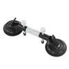 2 Jaws Suction Cup Angle Adjustable Rubber Pad Easy Grip Glass Lifter for Wood Ceramic 123mm