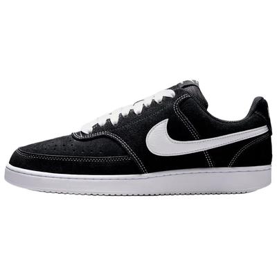 Court Vision Breathable Low Top Skateboard Shoes Unisex Black White IO7727-002