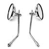 Motorcycle Rearview Mirror Universal Convex Rear View Mirrors Support 360 Degrees  Rotation for M10