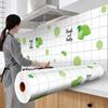 Kitchen Grease-Resistant Stickers, Waterproof Wallpaper, Heat-Resistant Marble Film, Moisture-Resistant Countertop Renovation Stickers