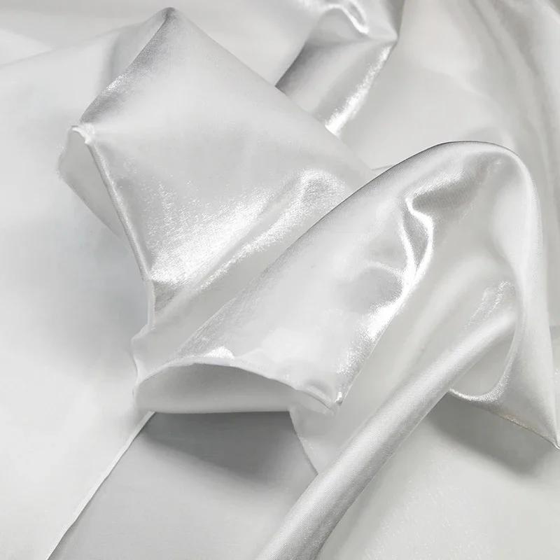 100x150 ס"מ רקע משי פילגש שיפוע חתונה שמלת Hanfu בד פנטזיה נוצץ זכוכית משי סאטן מפת שולחן