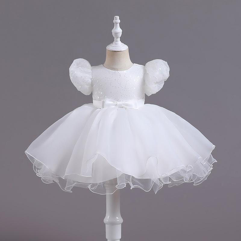 Baby-Blumenmädchenkleid, Geburtstag, Hochzeit, Festzug, Party, formelle Kleider, Abschlussballkleid