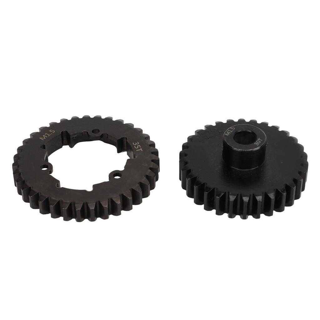 RC 35T Spur Gear Steel Wear Resistant Fine Workmanship M1.5 RC Spur Gear Pinion Set for TRAXXAS 15