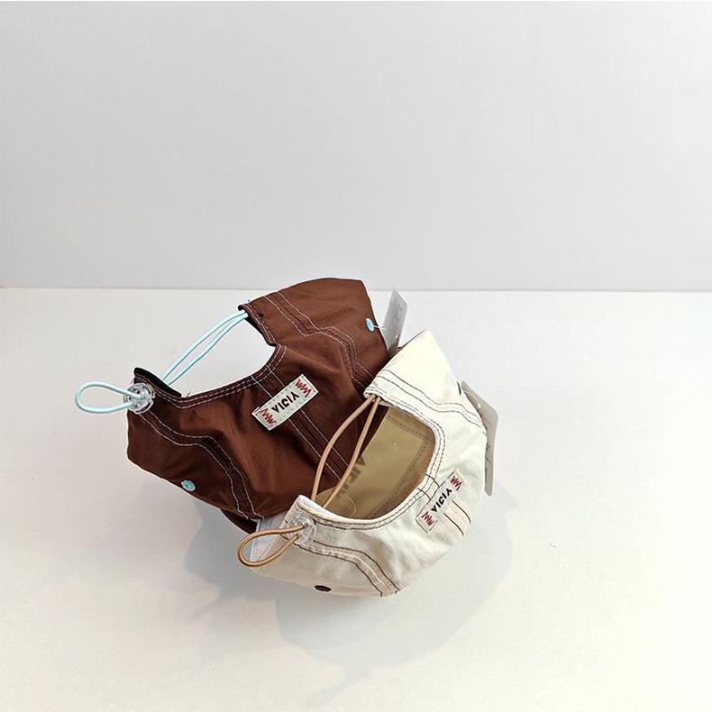 Spring & Summer Kids' Quick-Dry Breathable Baseball Cap - Stylish Korean Design, Windproof, Sun Protection for Boys & Girls