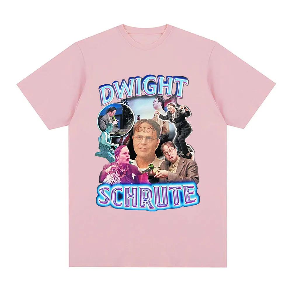 Dwight Schrute Tribute Tshirt TV Series The Office Michael Scott Jim Halpert Tshirt Womens casual large Tshirt S