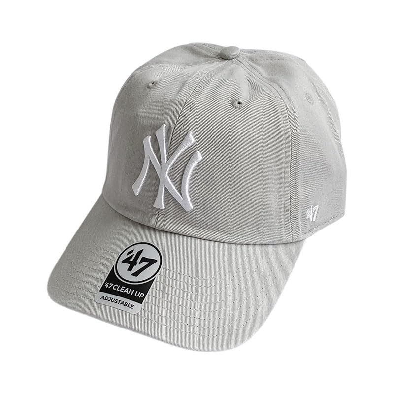 Forty Seven Yankees Cleanup Baseball Cap for Men and Women (Gray)