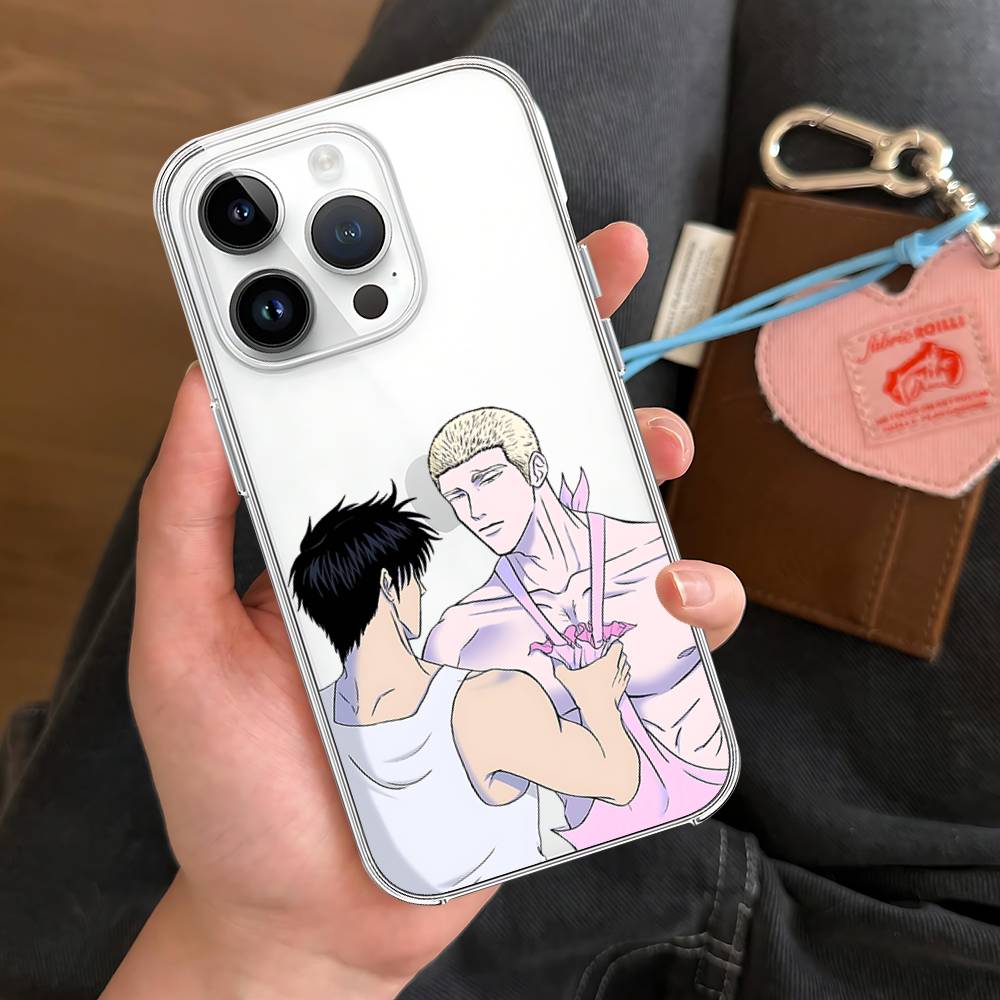 BL Shutline Phone Case For Iphone 17 16 15 11 13 14 Pro Max 7 8 Plus X Xr Xs Max Se2020 12mini Transparent Cover