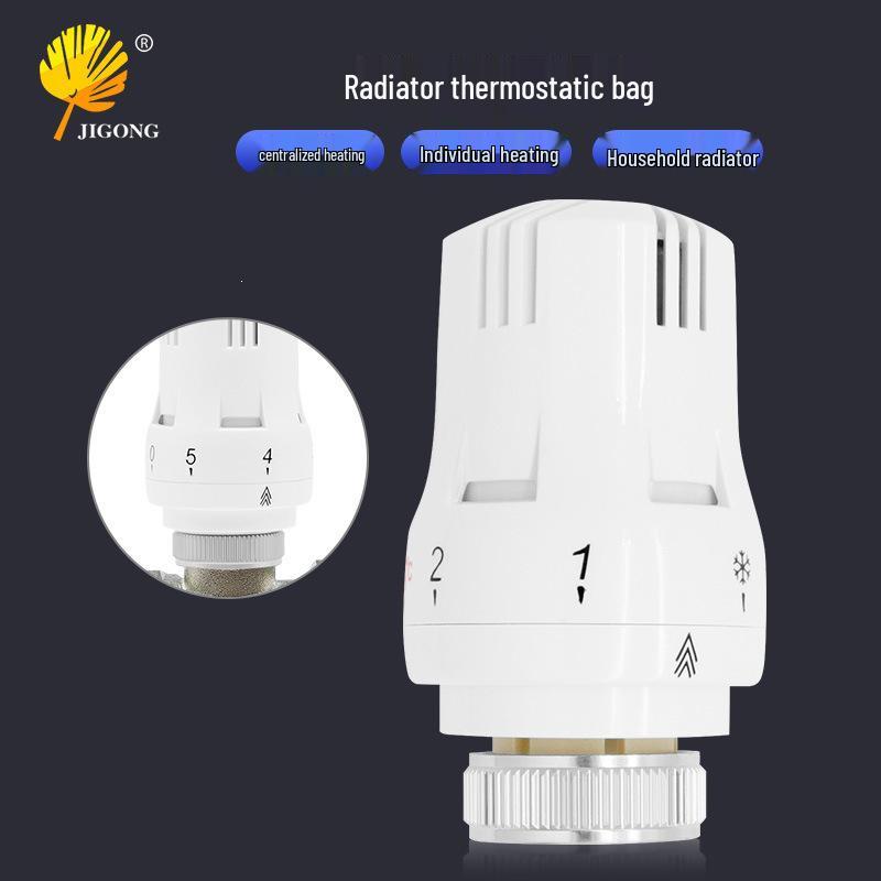 Straight Water Radiator Thermostatic Valve for Automatic Temperature Control
