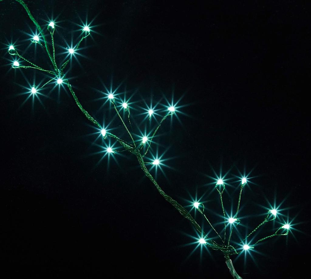 Takasho Low Voltage LED Cluster 400 Bulbs Ice Blue