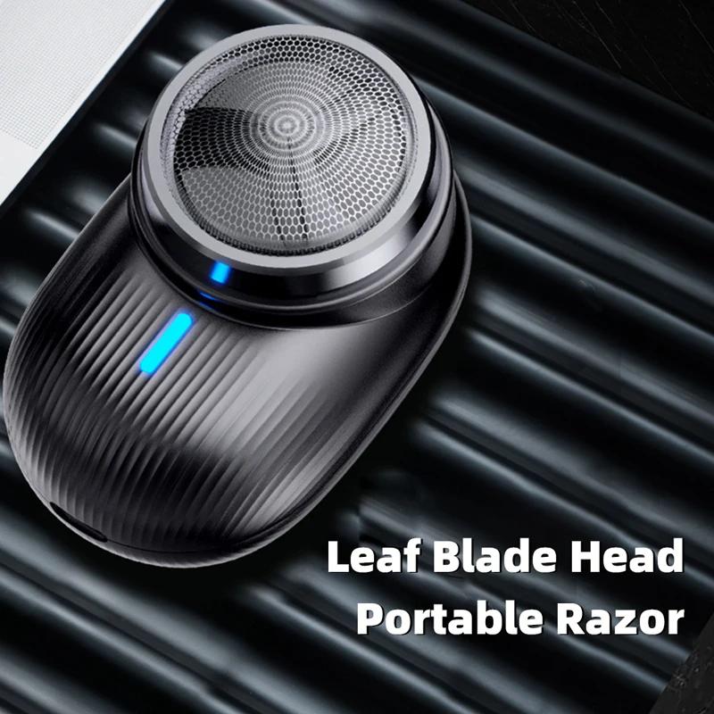 Men's electric shaver, mini portable shaver, painless shaving, trimmer, razor, facial, beard, travel, office, home use.