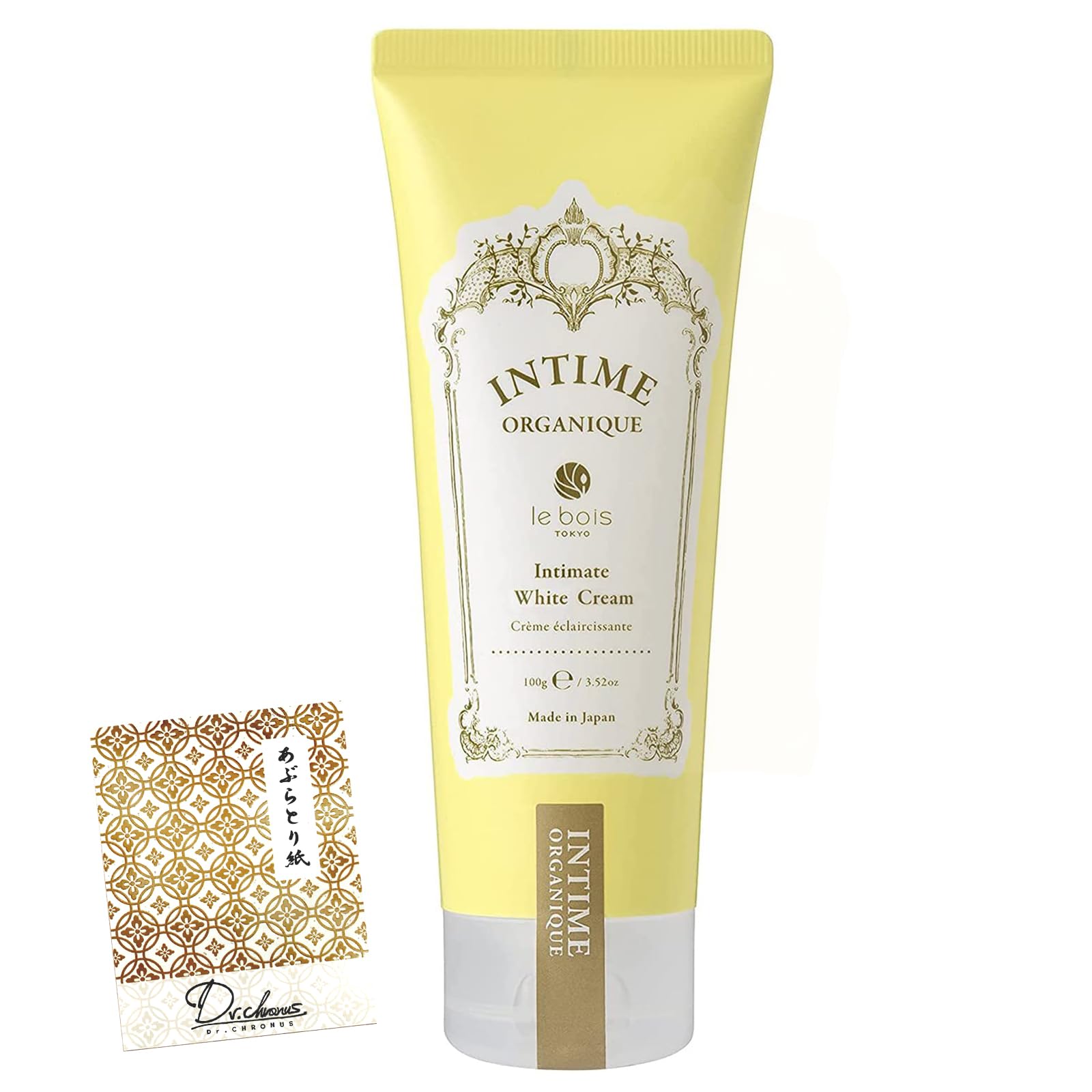 Intime White Cream 100g (with oil-blotting paper) Body Cream
