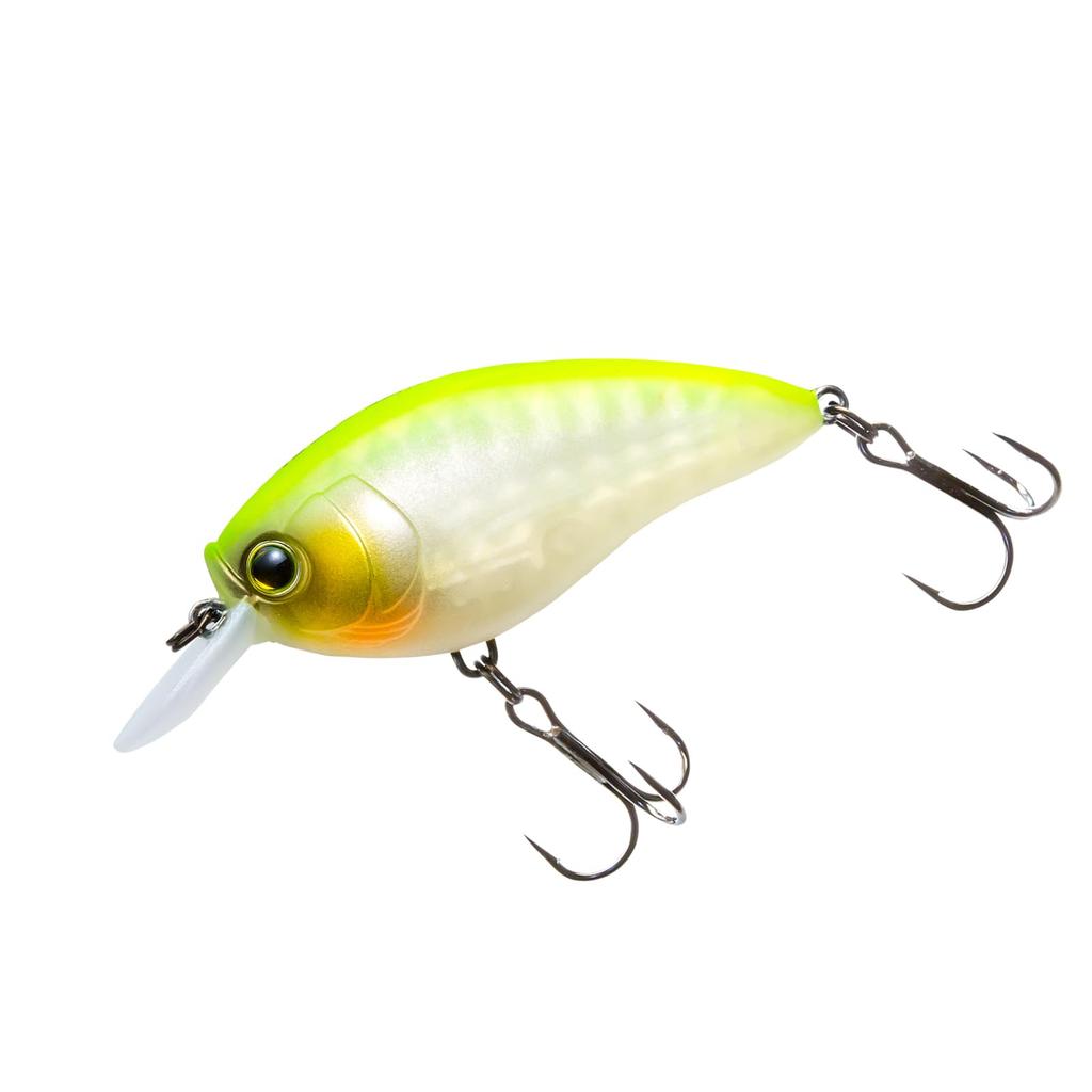 Bass Lure Crank SR Floating 50mm Matte Ghost Pearl Chart Back YO-ZURI 3DR-X Color