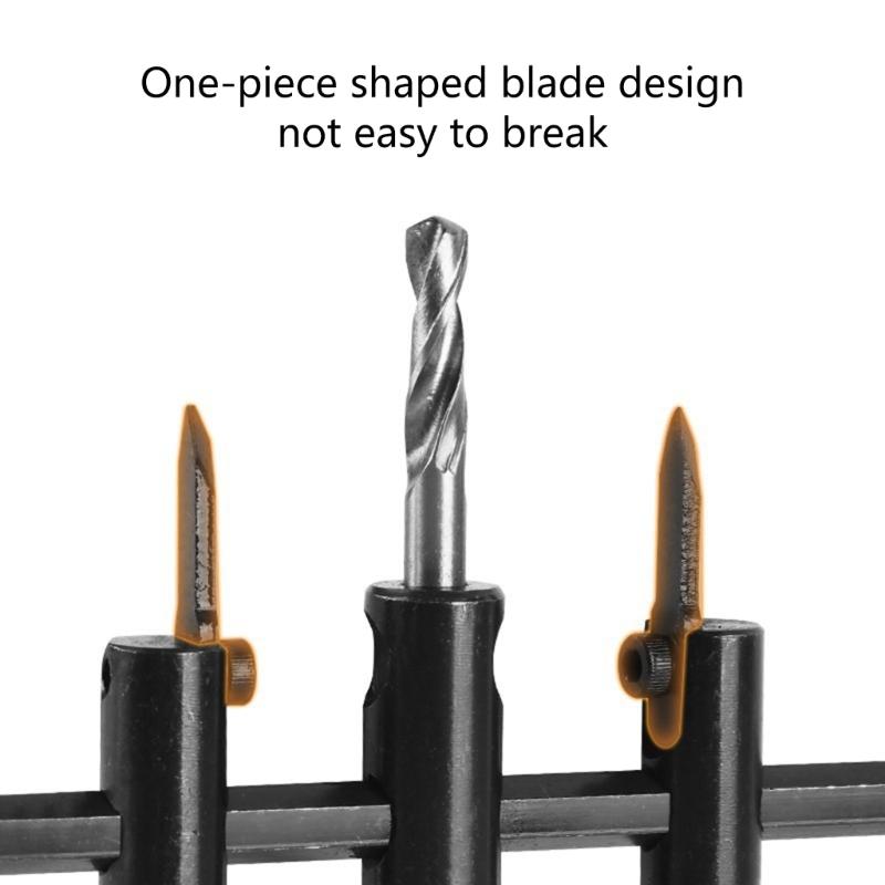 Metal Hole Cutter Adjustable Hole Saw Electric Hand Drill Hole Opener for Woodworking and Building Projects
