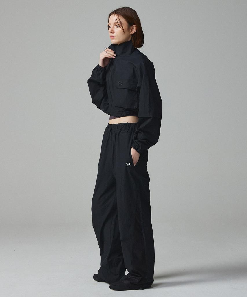 KITTY POTTERY Symbol Mesh Layered Pants Light Grey