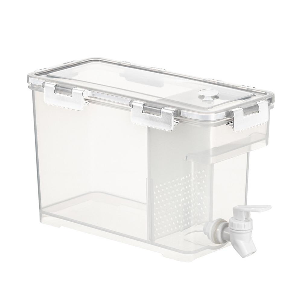 

3.5/6L Cold Water Bucket Large Capacity Beverage Drink Kettle Leakproof Refrigerator Beverage Dispenser for Outdoor Picnic Party