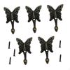 5x Wandhaken Kleiderhaken Zinklegierung Dekoration Tack Rooms Geschenke Robust Einfache Montage