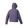 FILA Fitness Series Fashionable Multifunctional Outdoor Loose Hooded Jacket Women jackets Purple A11W541705FPU