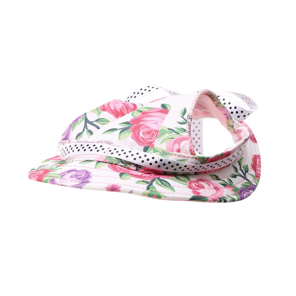 Breathable Dog Hat Baseball Cap Costume Birthday Summer Sunbonnet Accessories Pet Headwear Adjustable Cap for Cosplay