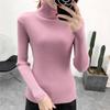 Winter Frauen Rollkragenpullover Langarm Sexy Warm Pullover Schlank Warm Dicken Bodenbildung Shirt Mantel