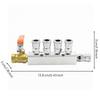 Pneumatic Manifold with Ball Valve Industrial-Grade for Technicians, Mechanics