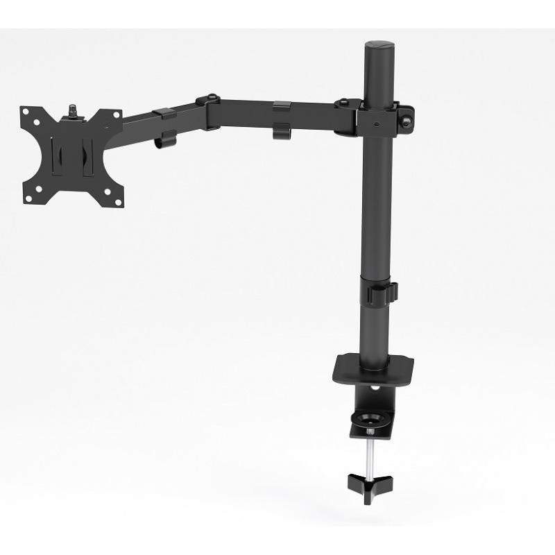 

Dual-Arm Retractable Monitor Stand with Rotatable and Clamp Design